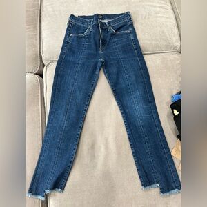 Stylish Dark Blue Women's Skinny Jeans